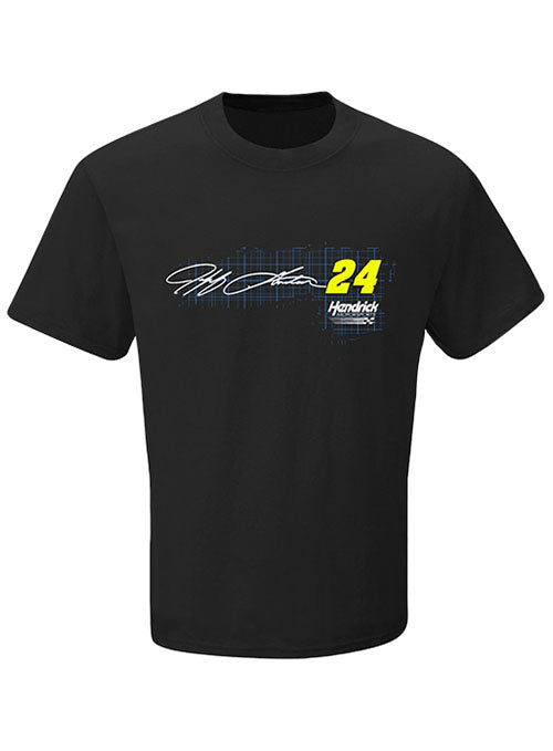 Jeff Gordon 2001 Championship T-Shirt in Black - Front View