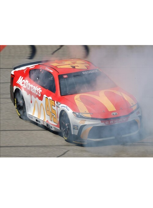 2024 Tyler Reddick Mcdonalds Michigan Win 1:24 Diecast - Champion Burnout Real Car Image