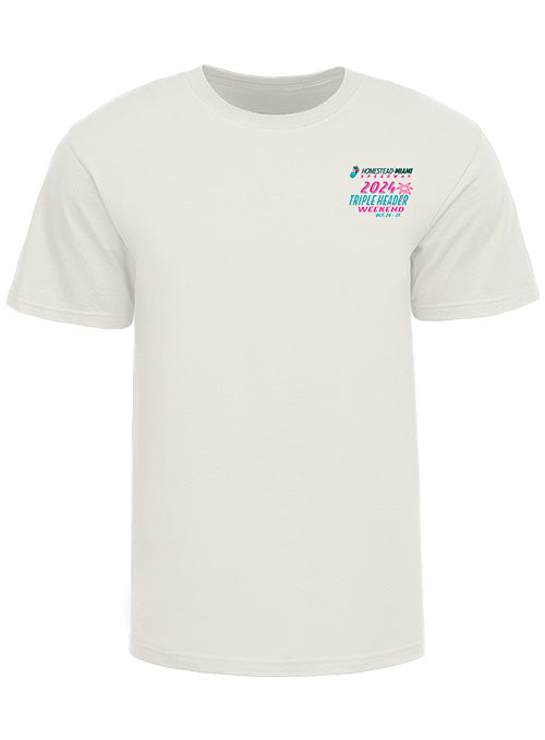 2024 Homestead-Miami Triple Header T-Shirt - Front View