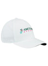 Homestead-Miami Contrast Stitch Performance Hat in White - Angled Right Side View