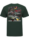 2026 Iowa Speedway Triple Header T-Shirt in Green - Back View