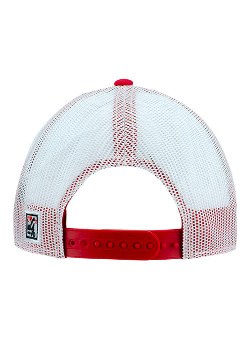 Iowa Speedway The Game Trucker Hat in Red - Back View