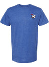 Iowa Speedway Track Outline T-Shirt - Front View