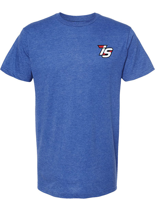 Iowa Speedway Track Outline T-Shirt - Front View