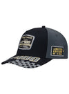 2023 Hollywood Casino 400 Limited Edition Hat in Black and Grey - Angled Left Side View