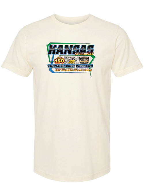 Kansas Speedway Triple Header T-Shirt - Front View