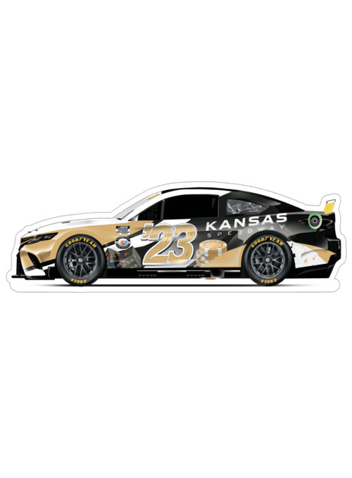 2023 Hollywood Casino 400 Car Magnet - Front View