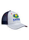 Kansas Americana Hat in White and Blue - Angled Right Side View