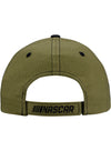 Kansas Military Americana Hat in Green - Back View