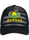 Kansas Speedway Track Americana Hat - Front View