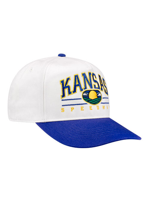 Kansas Speedway Rope Hat in White - Front Right View