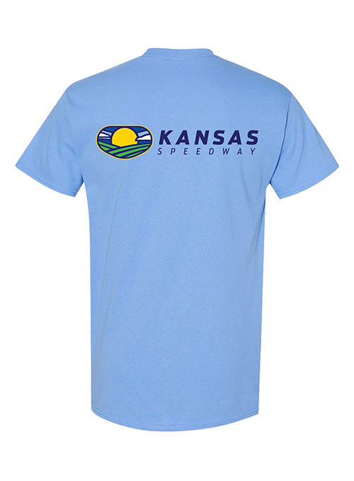 Kansas Speedway T-Shirt in Blue - Back View