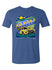 Kansas Speedway Car T-Shirt in Blue - Front View
