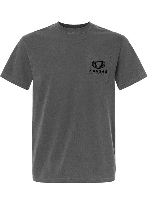 Kansas Speedway Pocket T-Shirt - Back View - Front View