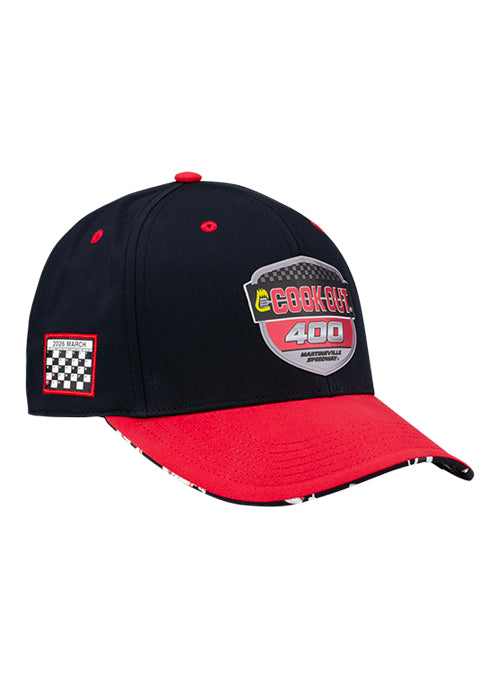 2026 Martinsville Speedway Limited Edition Cook Out 400 Hat in Black - Front Right View