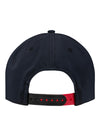 Martinsville Paperclip Applique Hat in Black - Back View