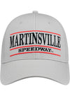 Martinsville Speedway The Game Stripe Hat in Grey - Front View