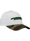 Martinsville Speedway Camo Bill Hat In White, Camo & Green - Angled Right Side View