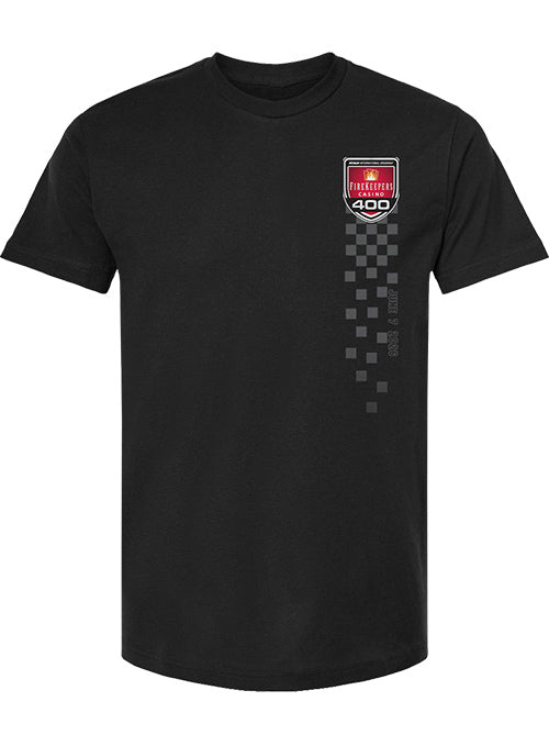2026 Men's Michigan International Speedway Ghost Car Tee in Black - Front View