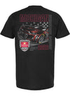 2026 Men's Michigan International Speedway Ghost Car Tee in Black - Back View