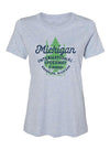 Ladies Michigan Pine Tree T-Shirt