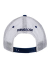Michigan Retro Mesh Back Hat in Red, White, and Blue - Back View