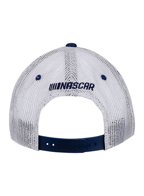 Michigan Retro Mesh Back Hat in Red, White, and Blue - Back View