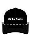 NASCAR Garage 56 Rope Hat in Black and White - Front View