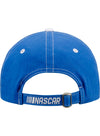 Ladies NASCAR Bar Logo Hat in Blue - Back View