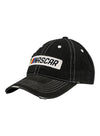 Ladies NASCAR Ripped Denim Hat - Angled Left Side View