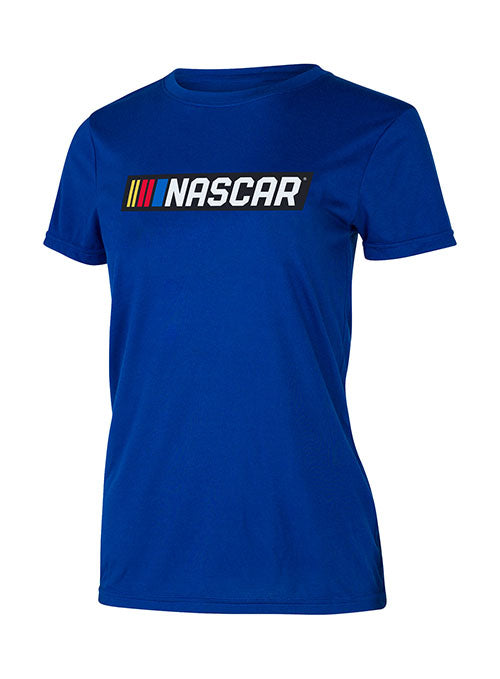 Ladies NASCAR Marathon Royal Blue T-Shirt - Front View