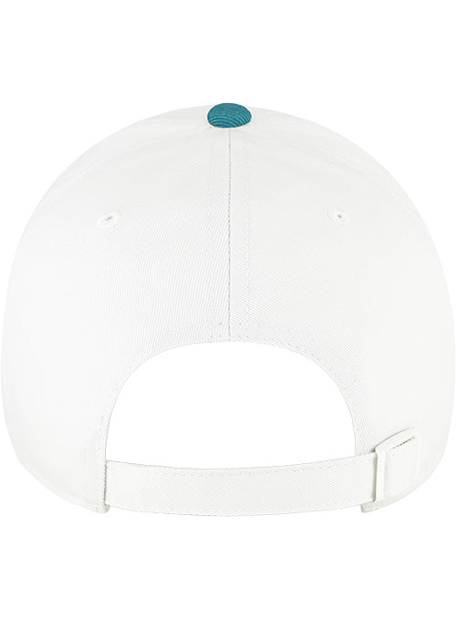 NASCAR Contemporary Two-Tone Clean Up Hat in White - Back View