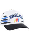 NASCAR Diamond Cut Hitch Hat in White - Front Right View