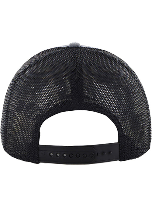 NASCAR Carbon Rope Trucker Hat in Grey - Back View