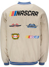 2026 NASCAR Corduroy Jacket In Tan - Back View