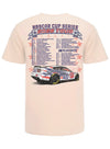2026 Natural NASCAR Schedule T-Shirt - Back View