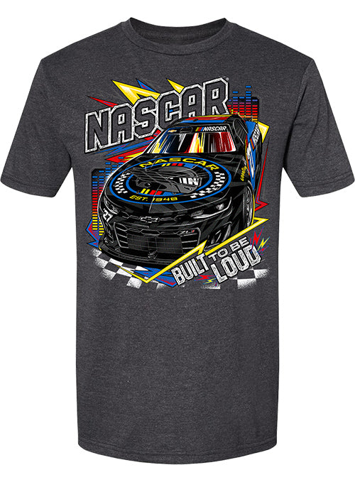 2027 NASCAR Schedule T-Shirt in Black - Front View