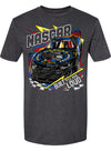 2027 NASCAR Schedule T-Shirt in Black - Front View