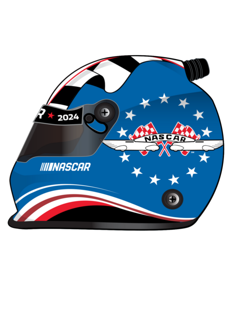 NASCAR 76th Mini Size Helmet