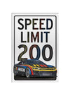 NASCAR 2x3 Speed Limit Magnet