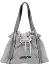 NASCAR Hoodie Purse in Grey - Front View