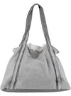 NASCAR Hoodie Purse in Grey - Back View