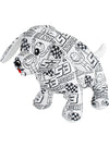 NASCAR Color Me Plush Puppy - Angled Left Side View