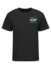 2024 Shriners Children's 500 Ghost Car T-Shirt in Black - Front View
