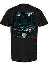 Phoenix Raceway 2026 Ghost Car T-Shirt In Black - Back View