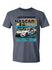 2023 NASCAR Championship Weekend Past Champions Heather Navy T-Shirt - Front View