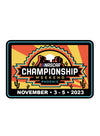 2023 Championship Weekend Lenticular Magnet - Front View