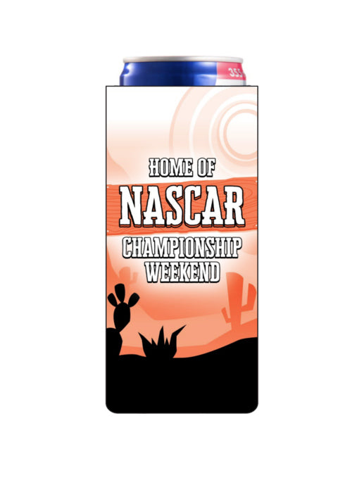 Phoenix Raceway 12 oz Slim Can Cooler - Back View