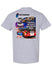 2024 Richmond Raceway Triple Header T-Shirt in Grey - Back View