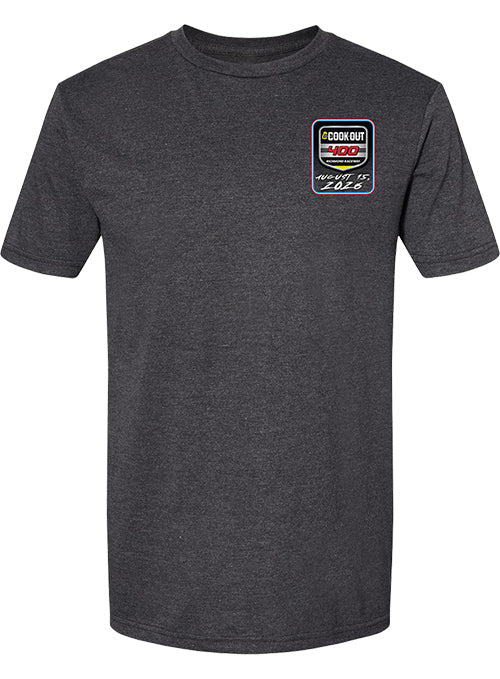 2026 Richmond Raceway Ghost Car T-Shirt in Black - Front View